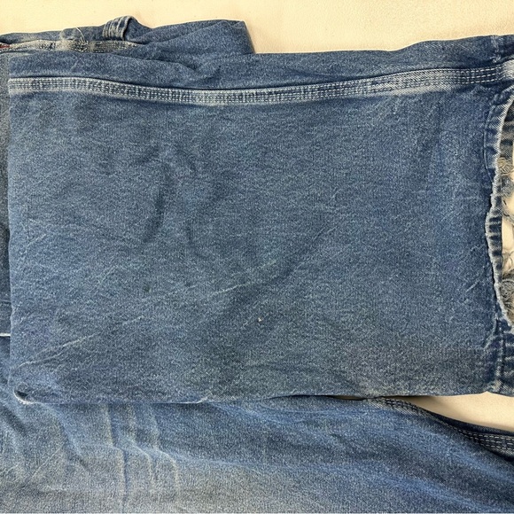 Dickies Blue Denim Carpenter Bib Overalls 42 x 32 - Picture 8 of 16